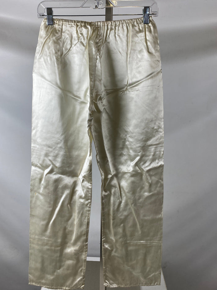 Vintage Vietnamese Cream Silk Pants