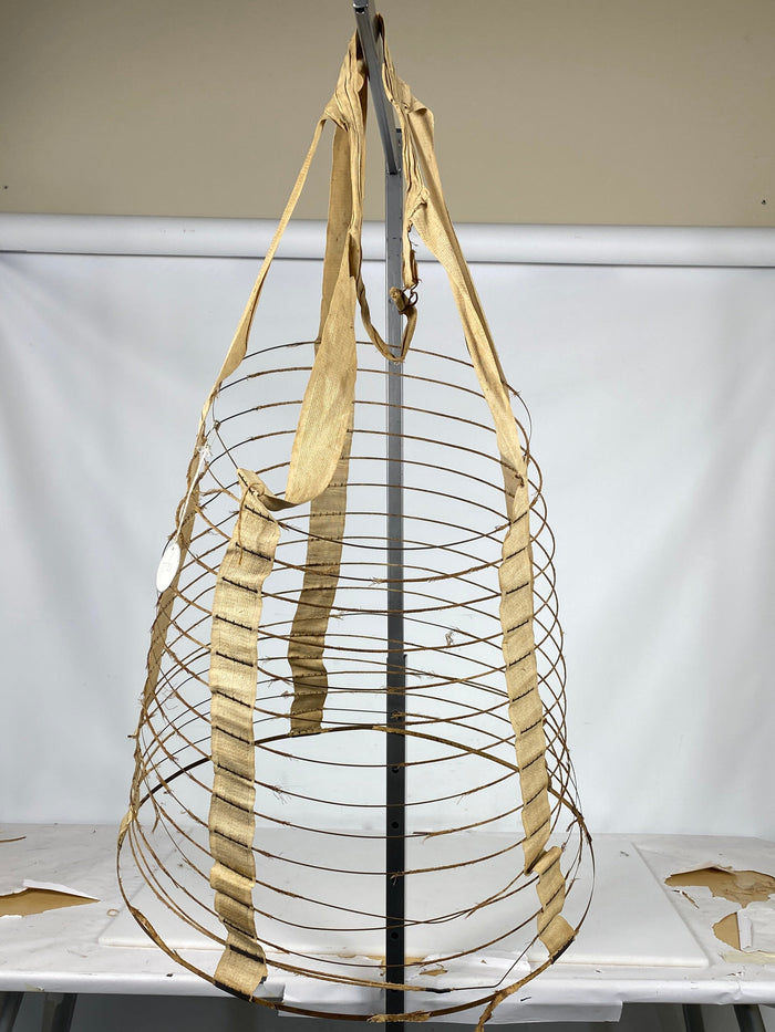 Vintage Wire Bustle Cage Hoop Skirt #4