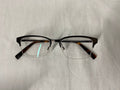 Warby Parker Eyeglasses Frame James M2306 Brown Rectangular Half Rim