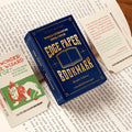 Wearingeul Edge Paper Bookmarks Reader Edition shown in blue book-style packaging on an open book.