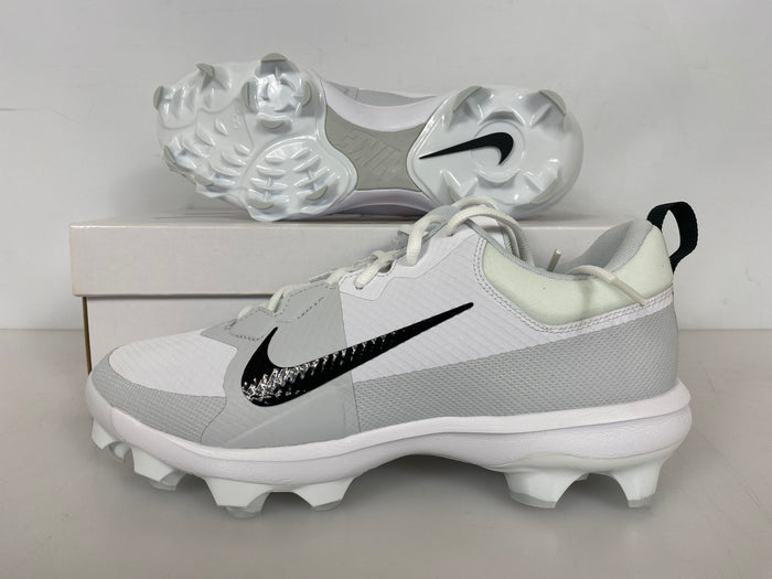 Nike White Force Trout 9 Pro MCS Baseball Cleats Men's Size 10.5