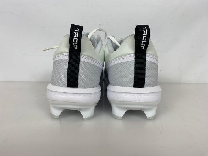 Nike White Force Trout 9 Pro MCS Baseball Cleats Men's Size 10.5