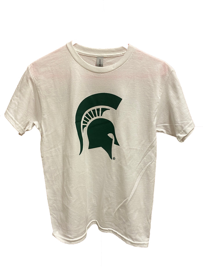 White Jr. Spartans T-Shirt Kid's Size L