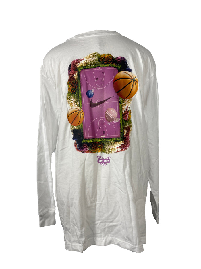 White Nike Long-Sleeve Shirt Women's Size XL