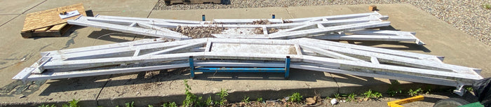 White Metal Roof Truss