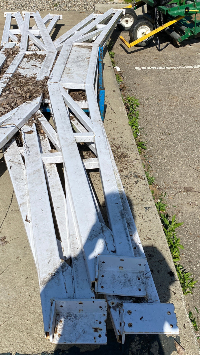 White Metal Roof Truss