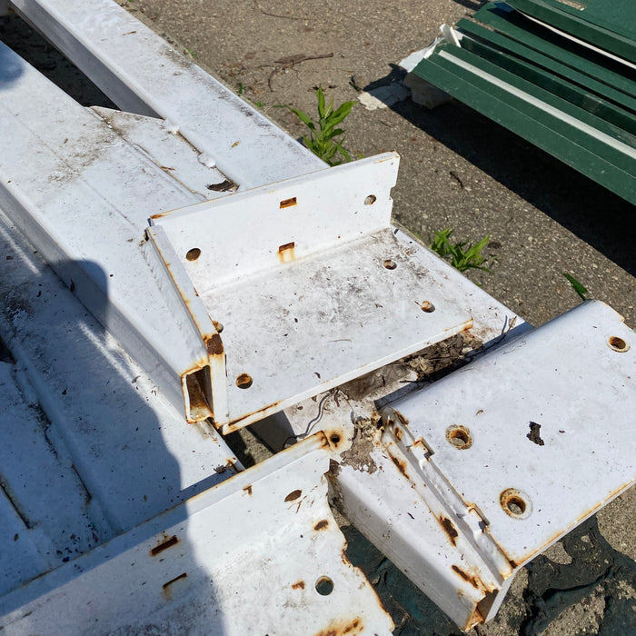 White Metal Roof Truss