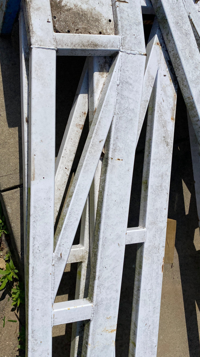 White Metal Roof Truss