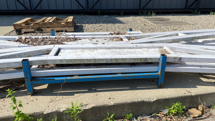 White Metal Roof Truss
