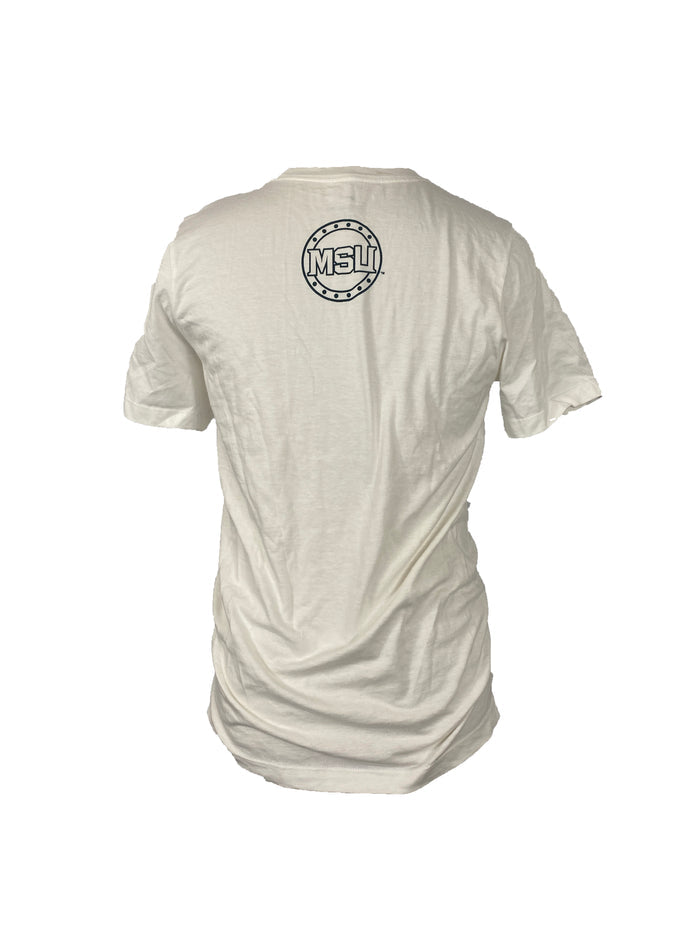 White Nike MSU T-Shirt Unisex Size L