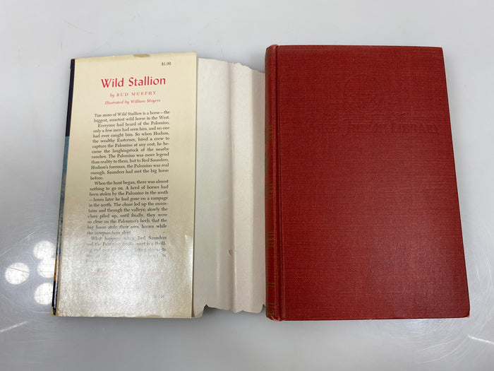 Wild Stallion by Bud Murphy World Junior Library 1952 HCDJ