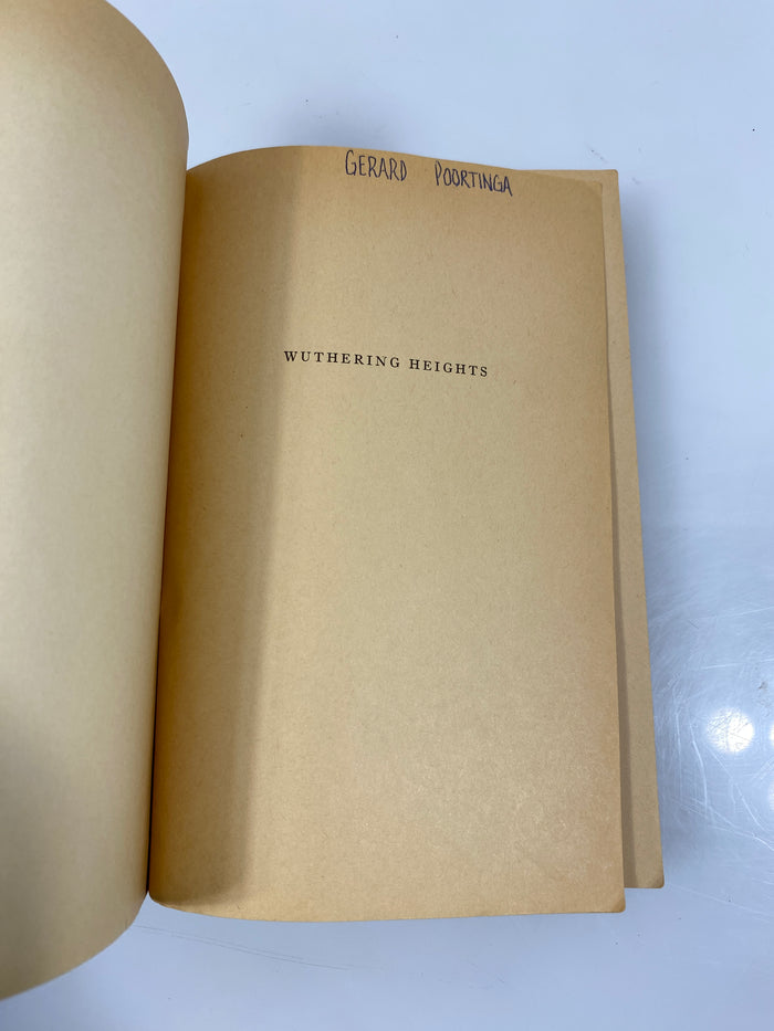Wuthering Heights by Emily Bronte 17th Printing 1966 SC