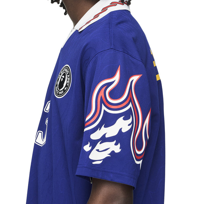 Adidas	x Bape Short Sleeve Flame Jersey