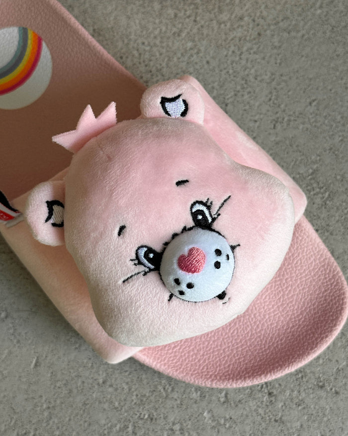 Adidas x Care Bears Adilette W onfeet