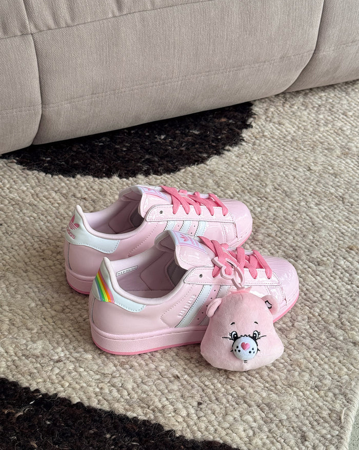Adidas x Care Bears Superstar II W onfeet