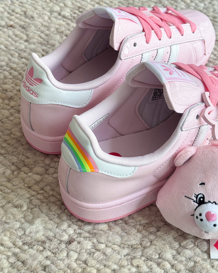 Adidas x Care Bears Superstar II W onfeet