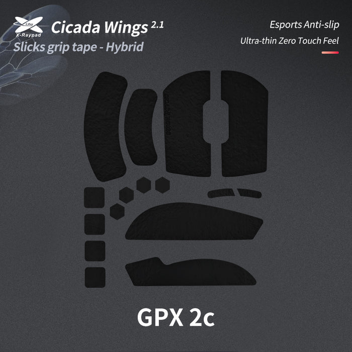 X-Raypad Cicada Wings V2 Grip Tape for Logitech G Pro X Superlight 2c