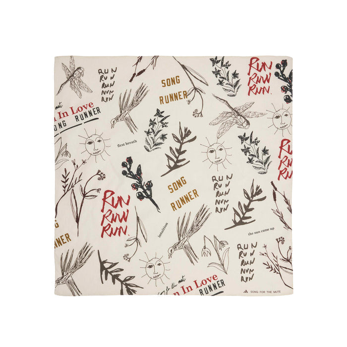 Adidas x Song for the Mute Running Bandana (Cream White / Mystery Red / Black / Aurora Coffee)