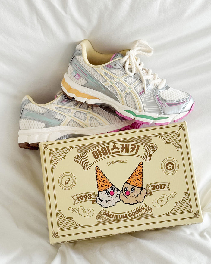 Asics x Vandy the Pink GEL-Kayano 12.1 onfeet