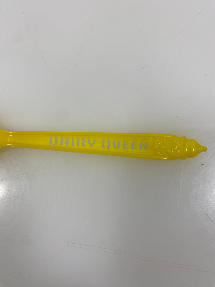 Yellow Vintage Dairy Queen Spoon