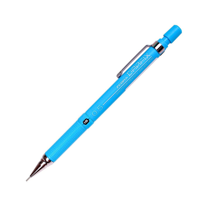 Zebra Drafix Mechanical Pencil 0.5mm Limited Edition in light blue with fine 0.5mm drafting tip