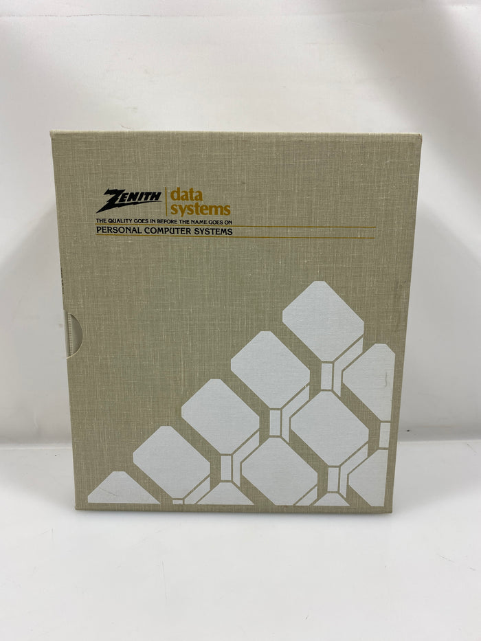 Zenith Data Systems Conversational  MS-DOS 1984 Binder Slipcase